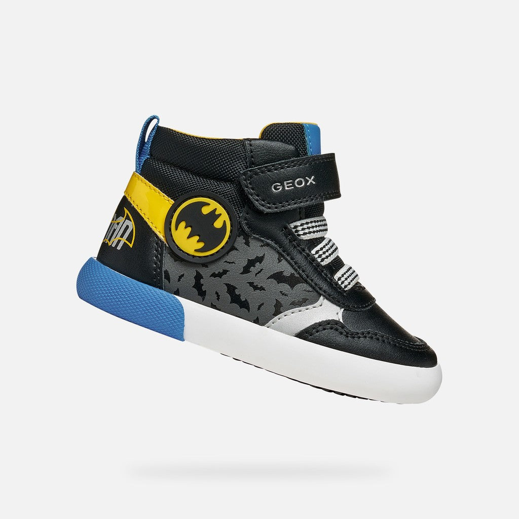 Geox Respira pantofi baieti Gisli  20-27 Batman Black/Yellow