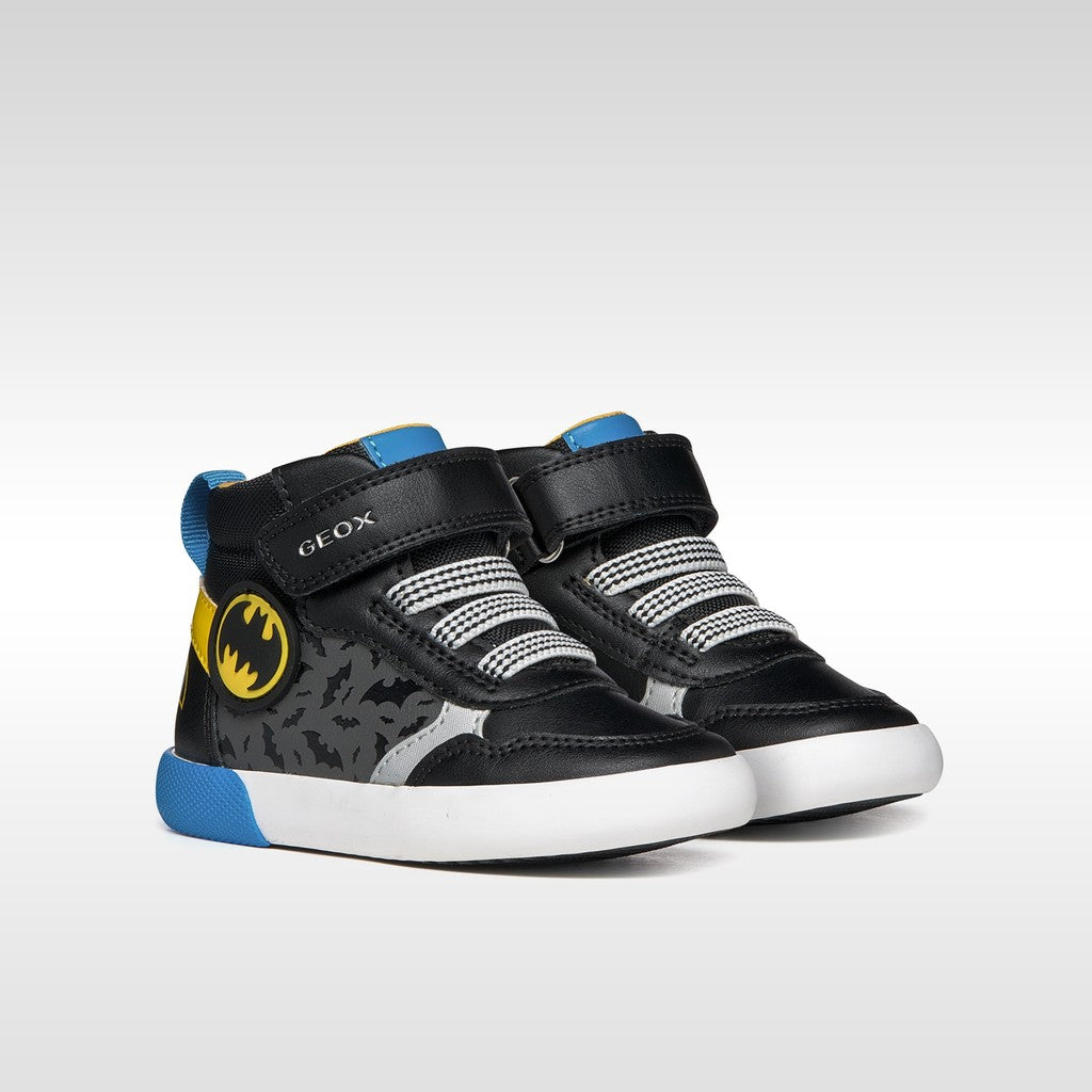 Geox Respira pantofi baieti Gisli  20-27 Batman Black/Yellow