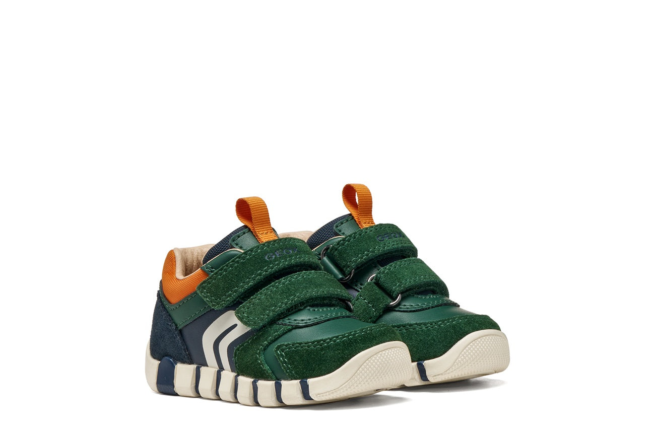 Geox Respira pantofi baieti Iupidoo 18-26 Forest/Orange