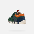 Geox Respira pantofi baieti Iupidoo 18-26 Forest/Orange