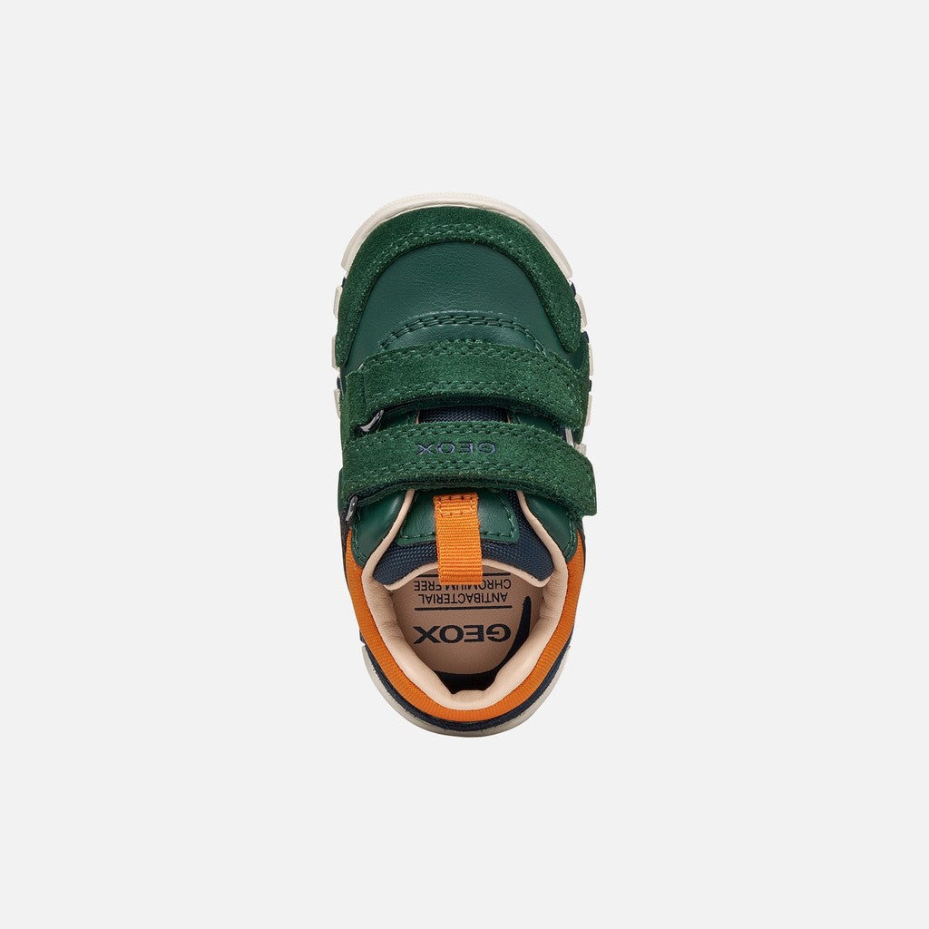 Geox Respira pantofi baieti Iupidoo 18-26 Forest/Orange
