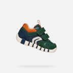 Geox Respira pantofi baieti Iupidoo 18-26 Forest/Orange