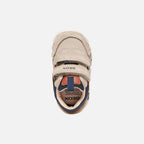 Geox Respira pantofi baieti Iupidoo 18-26 Light Taupe/Orange