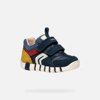 Geox Respira pantofi baieti Iupidoo 18-26 Navy/Dark Red