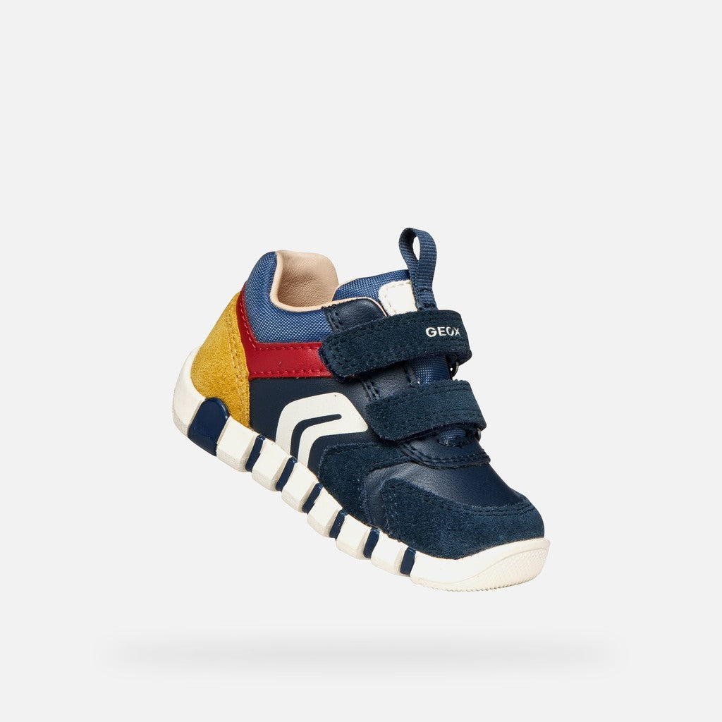 Geox Respira pantofi baieti Iupidoo 18-26 Navy/Dark Red