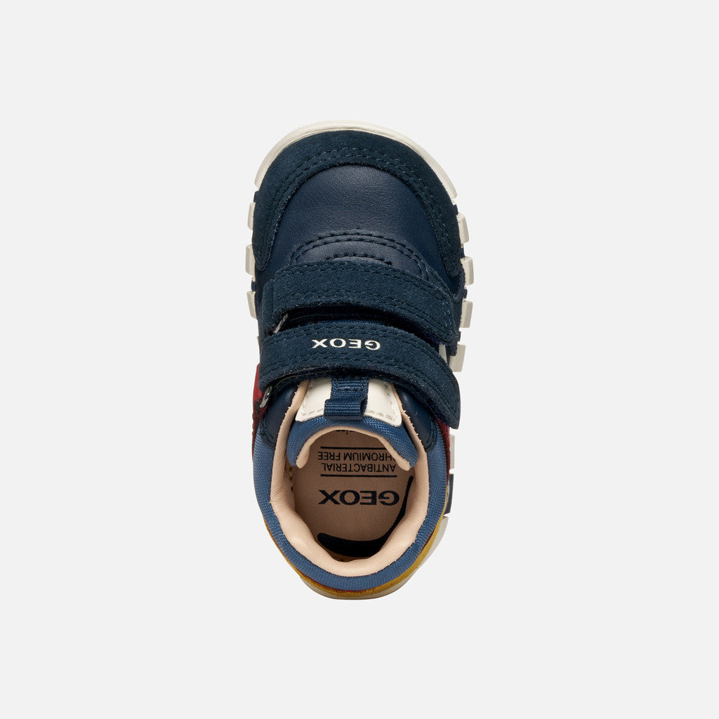 Geox Respira pantofi baieti Iupidoo 18-26 Navy/Dark Red