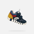 Geox Respira pantofi baieti Iupidoo 18-26 Navy/Dark Red