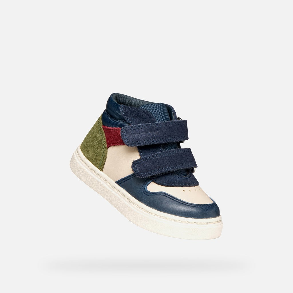 Geox Respira pantofi baieti Nashik 20-27 Beige/Navy