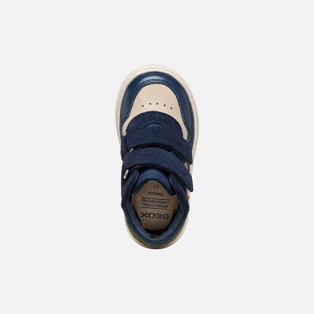 Geox Respira pantofi baieti Nashik 20-27 Beige/Navy