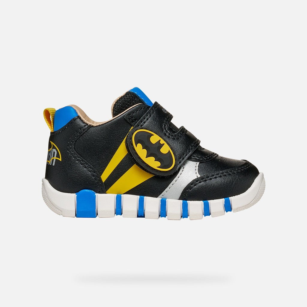 Geox pantofi baieti Iupidoo 18-26 Batman Black/Yellow