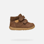 Geox Respira pantofi baieti Macchia 18-26 Dark Brown