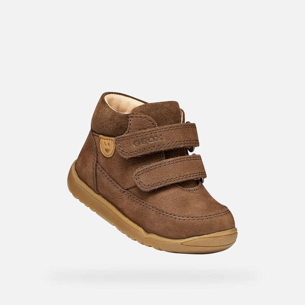 Geox Respira pantofi baieti Macchia 18-26 Dark Brown