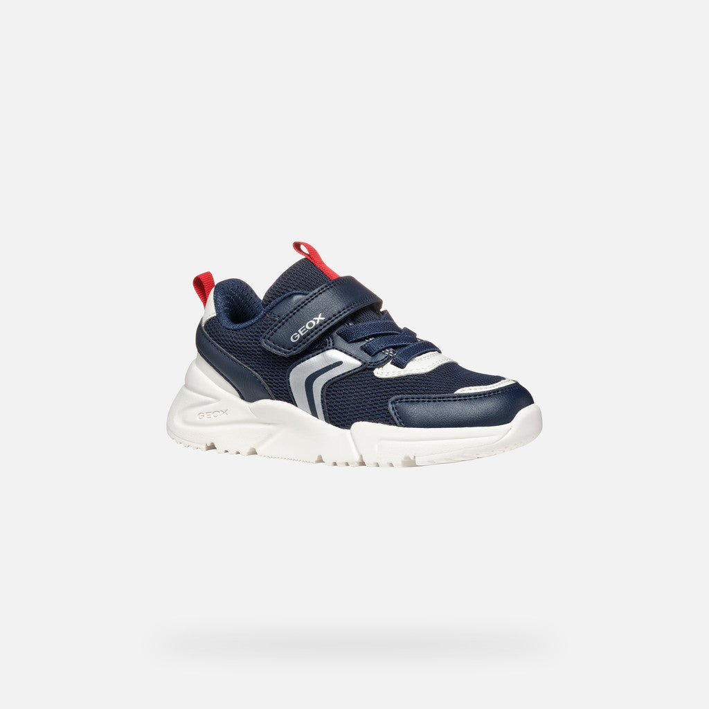 Geox Respira pantofi baieti sport Loftus 31-38 Navy/Red