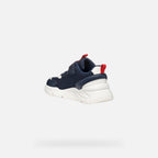 Geox Respira pantofi baieti sport Loftus 31-38 Navy/Red