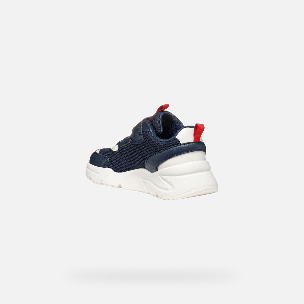 Geox Respira pantofi baieti sport Loftus 31-38 Navy/Red