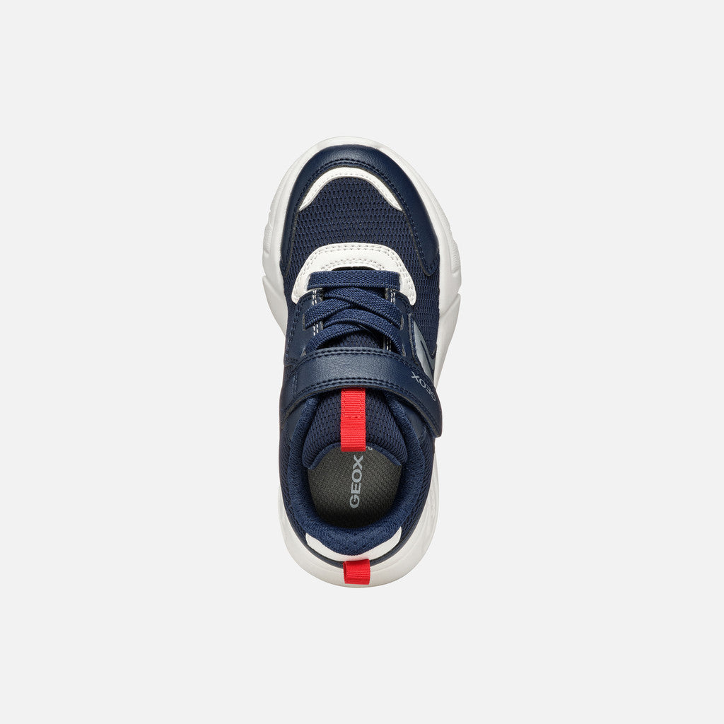 Geox Respira pantofi baieti sport Loftus 31-38 Navy/Red
