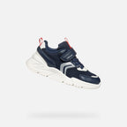 Geox Respira pantofi baieti sport Loftus 31-38 Navy/Red