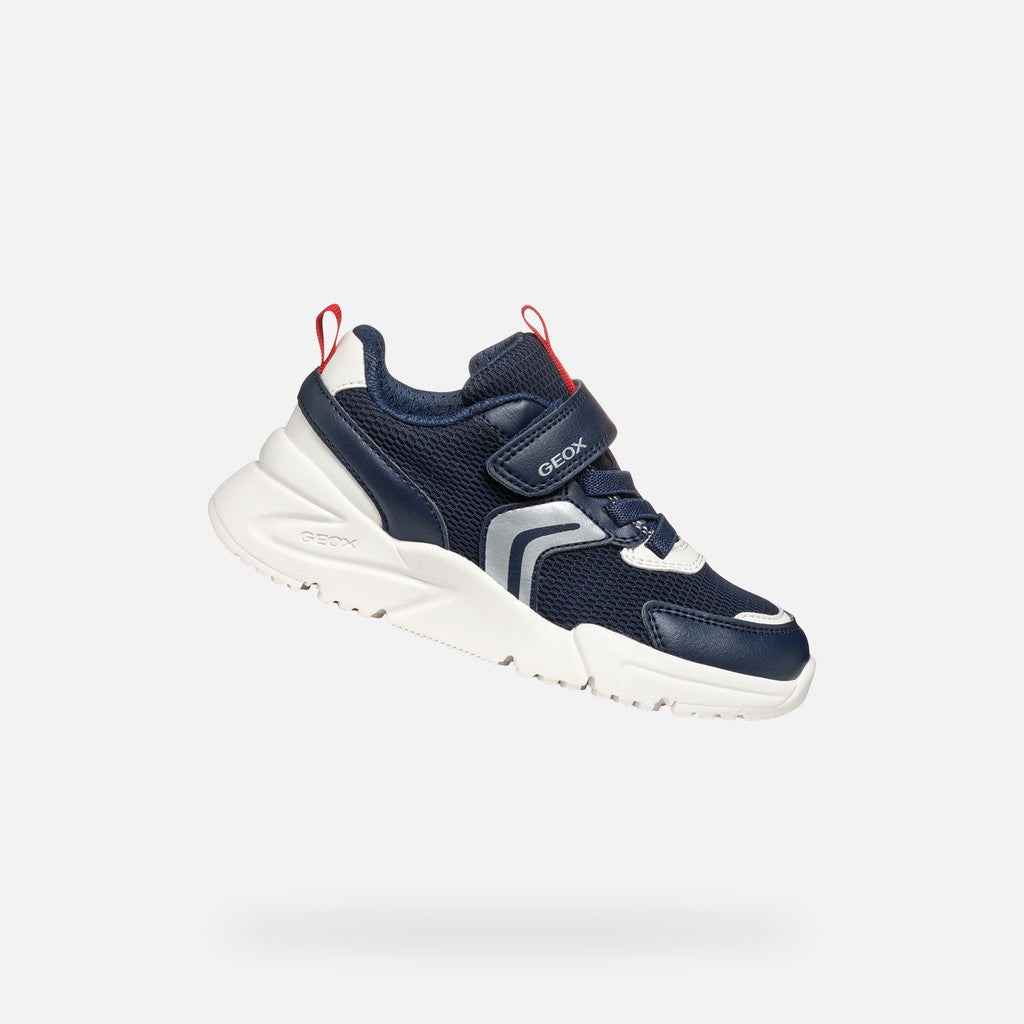 Geox Respira pantofi baieti sport Loftus 31-38 Navy/Red