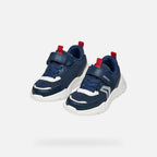 Geox Respira pantofi baieti sport Loftus 31-38 Navy/Red