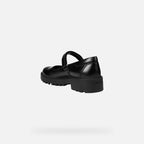 Geox Respira pantofi eleganti fete pentru scoala Casey 28-37 Black