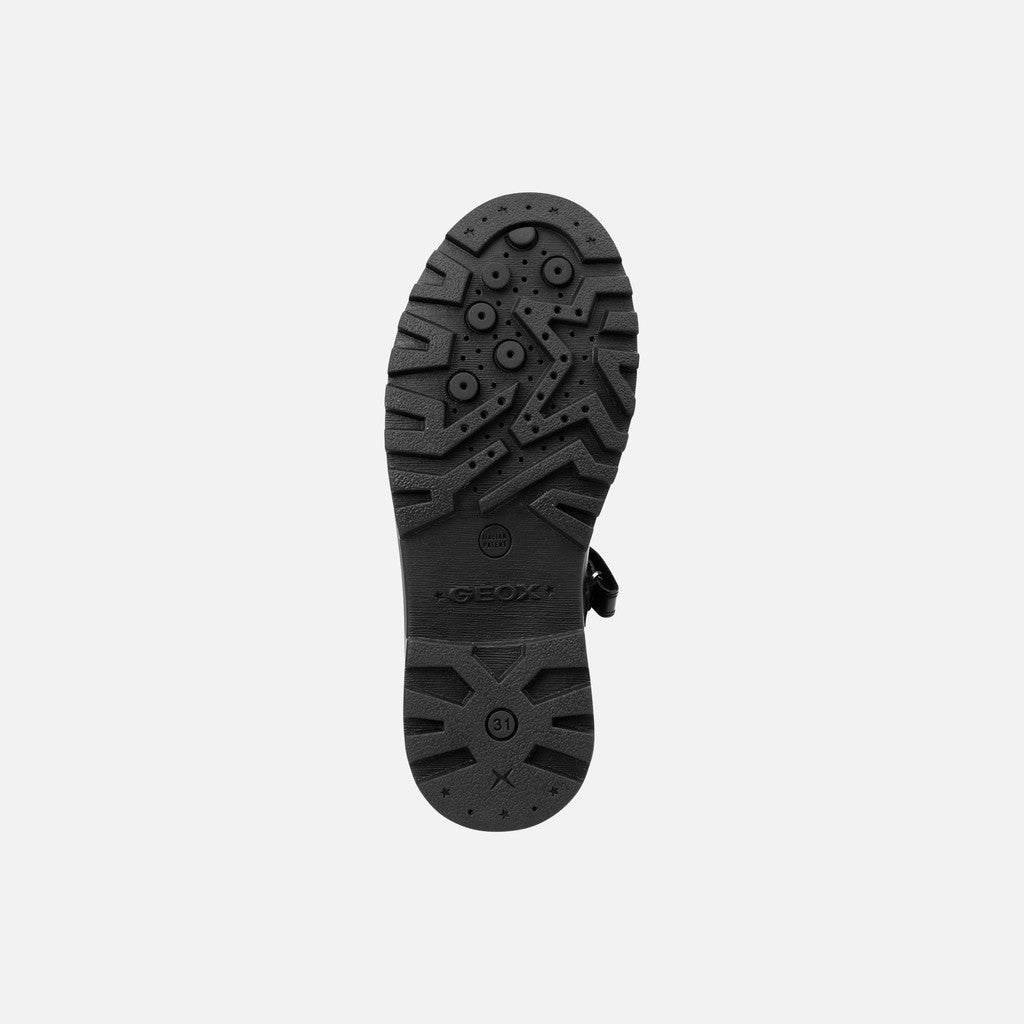 Geox Respira pantofi eleganti fete pentru scoala Casey 28-37 Black