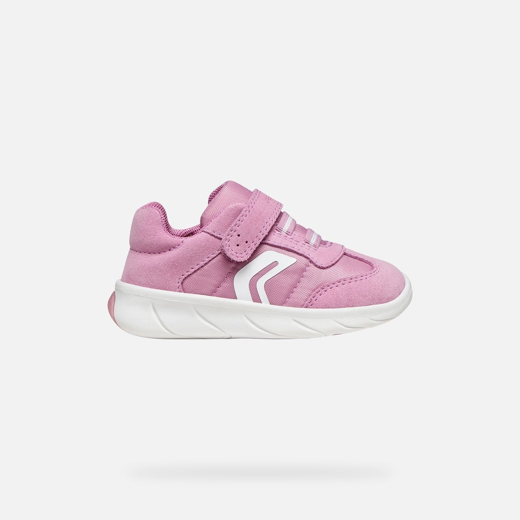 Geox pantofi fete Barefoot Foot-Run 20-27 Dark Pink/White