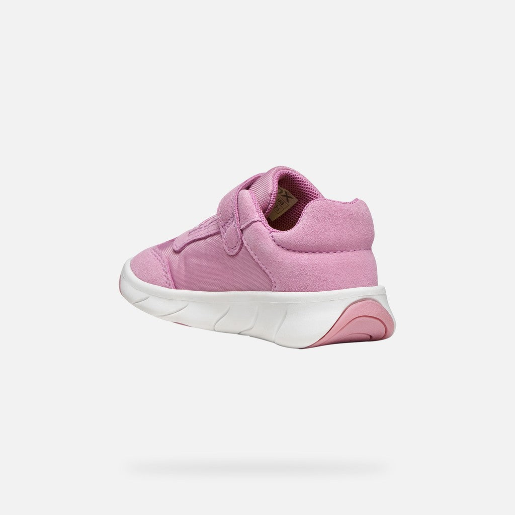 Geox pantofi fete Barefoot Foot-Run 20-27 Dark Pink/White