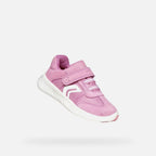 Geox pantofi fete Barefoot Foot-Run 20-27 Dark Pink/White