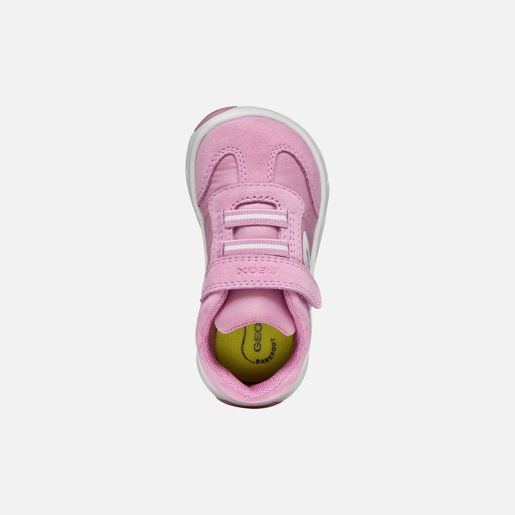 Geox pantofi fete Barefoot Foot-Run 20-27 Dark Pink/White