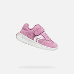 Geox pantofi fete Barefoot Foot-Run 20-27 Dark Pink/White