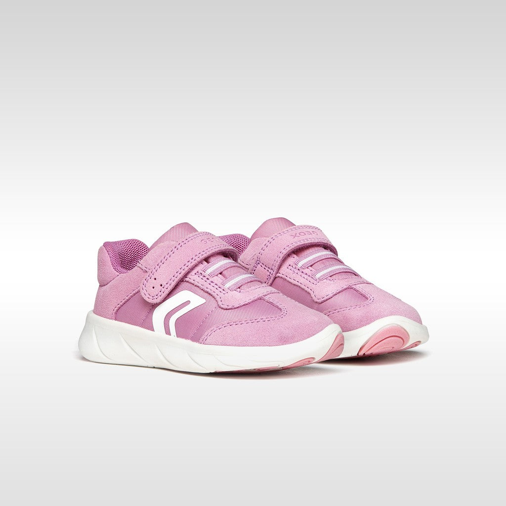 Geox pantofi fete Barefoot Foot-Run 20-27 Dark Pink/White