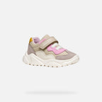 Geox Respira pantofi fete Ciufciuf 20-27 Beige/Dark Pink