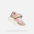 Geox Respira pantofi fete Ciufciuf 20-27 Beige/Dark Pink