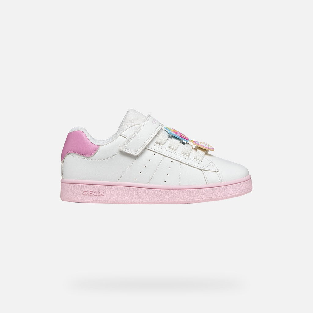 Geox Respira pantofi fete Eclyper 33-37 White/Dark Pink