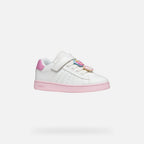 Geox Respira pantofi fete Eclyper 33-37 White/Dark Pink