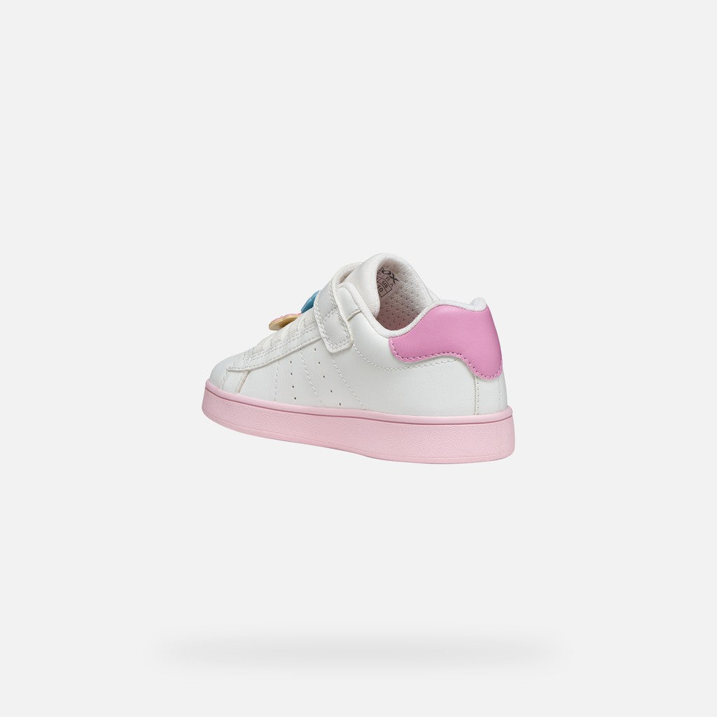 Geox Respira pantofi fete Eclyper 33-37 White/Dark Pink