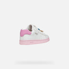 Geox Respira pantofi fete Eclyper 33-37 White/Dark Pink