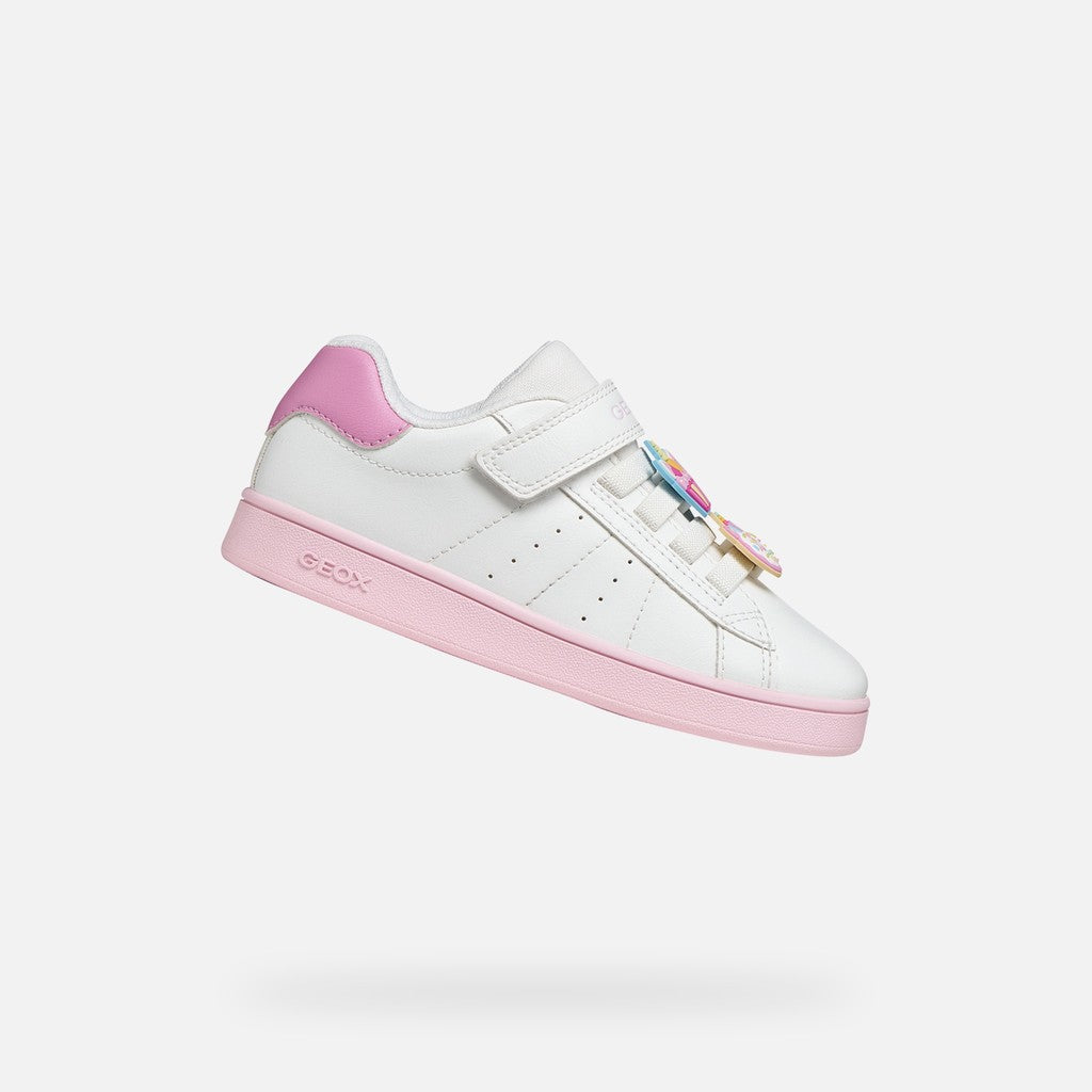 Geox Respira pantofi fete Eclyper 33-37 White/Dark Pink
