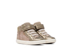 Geox Respira pantofi fete Gisli 20-27 Dark Beige caprioara