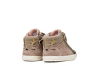 Geox Respira pantofi fete Gisli 20-27 Dark Beige caprioara