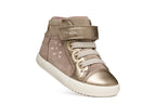 Geox Respira pantofi fete Gisli 20-27 Dark Beige caprioara