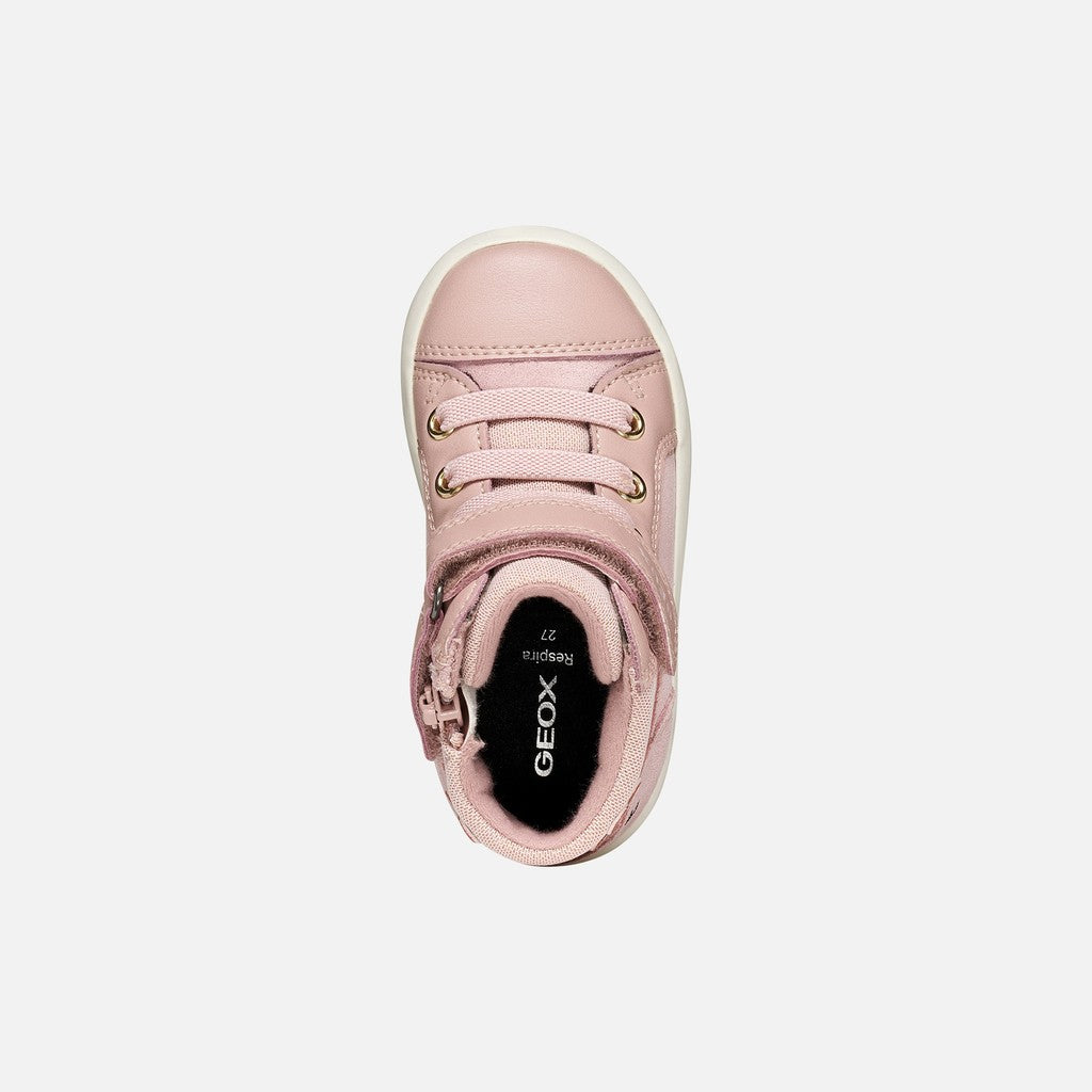 Geox Respira pantofi fete Gisli 20-27 Old Rose caprioara