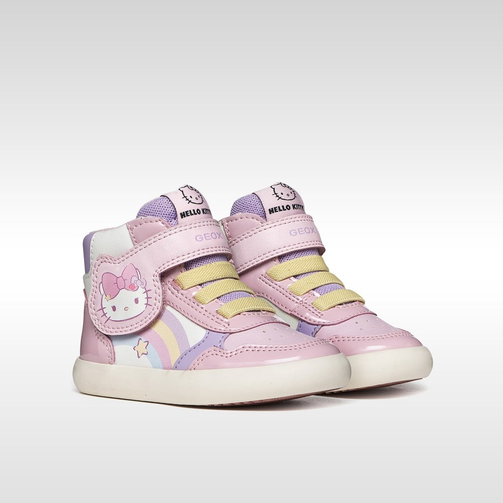 Geox Respira pantofi fete Gisli 20-27 Hello Kitty White/Pink