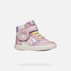 Geox Respira pantofi fete Gisli 20-27 Hello Kitty White/Pink