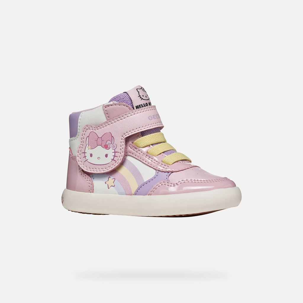 Geox Respira pantofi fete Gisli 20-27 Hello Kitty White/Pink