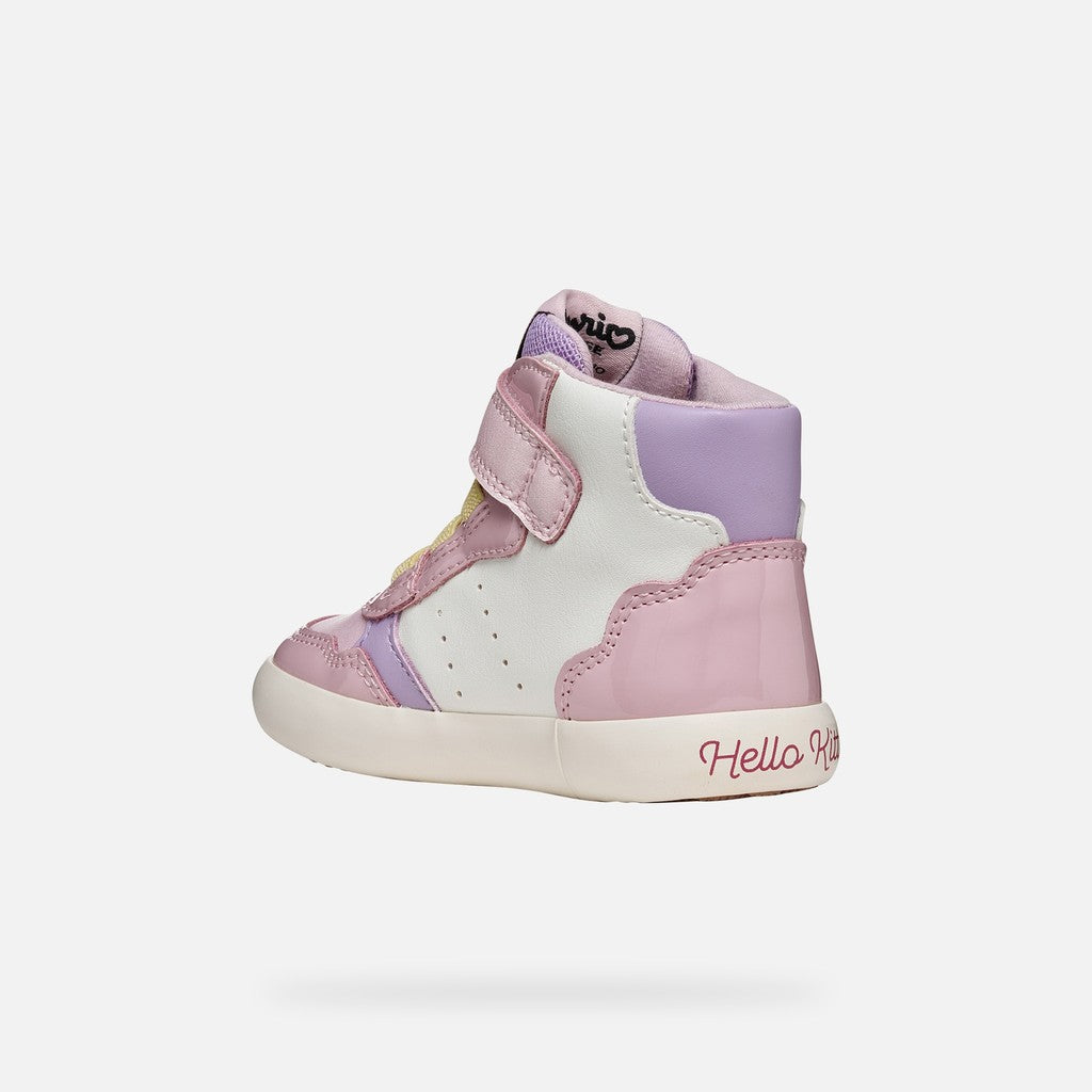 Geox Respira pantofi fete Gisli 20-27 Hello Kitty White/Pink