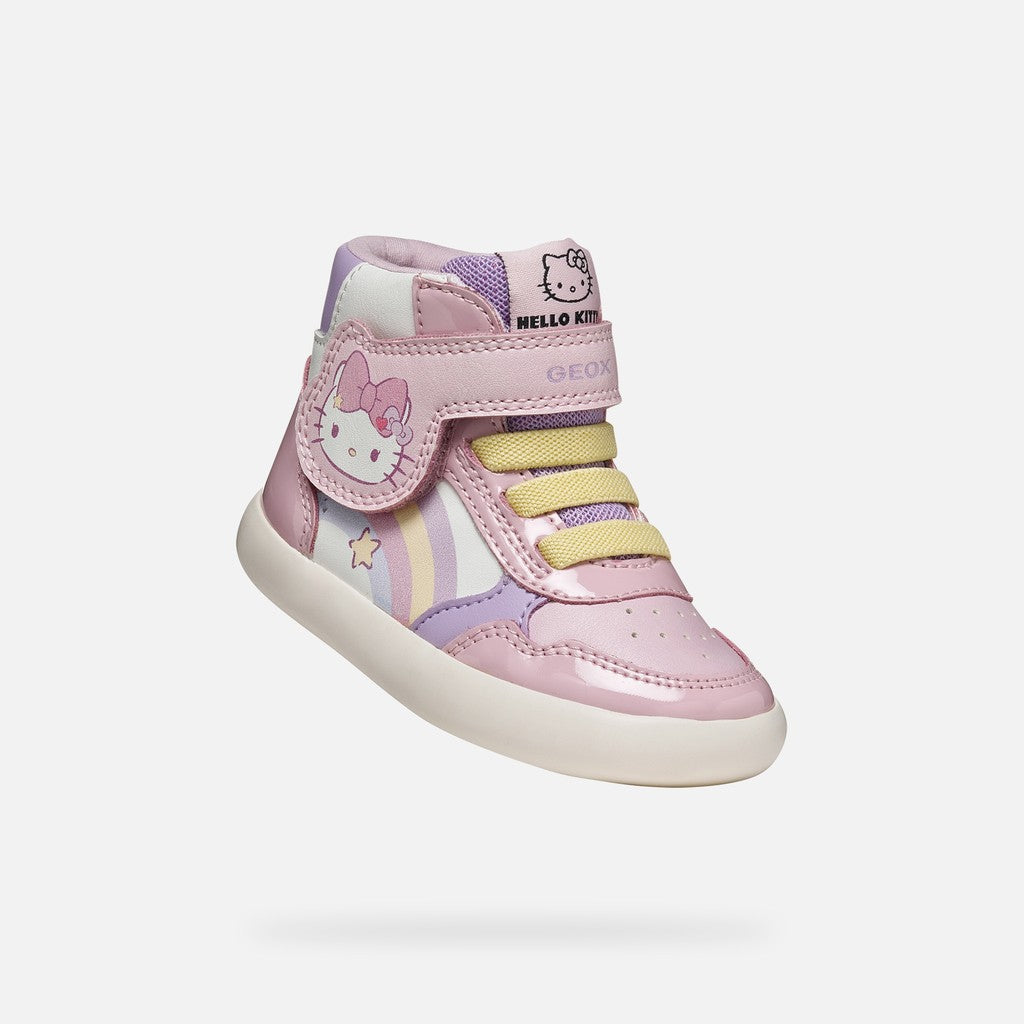 Geox Respira pantofi fete Gisli 20-27 Hello Kitty White/Pink