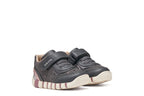 Geox Respira pantofi fete Iupidoo 18-26 Dark Grey/Silver