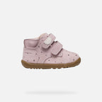 Geox Respira pantofi fete Macchia 18-26 Old Rose cu stelute