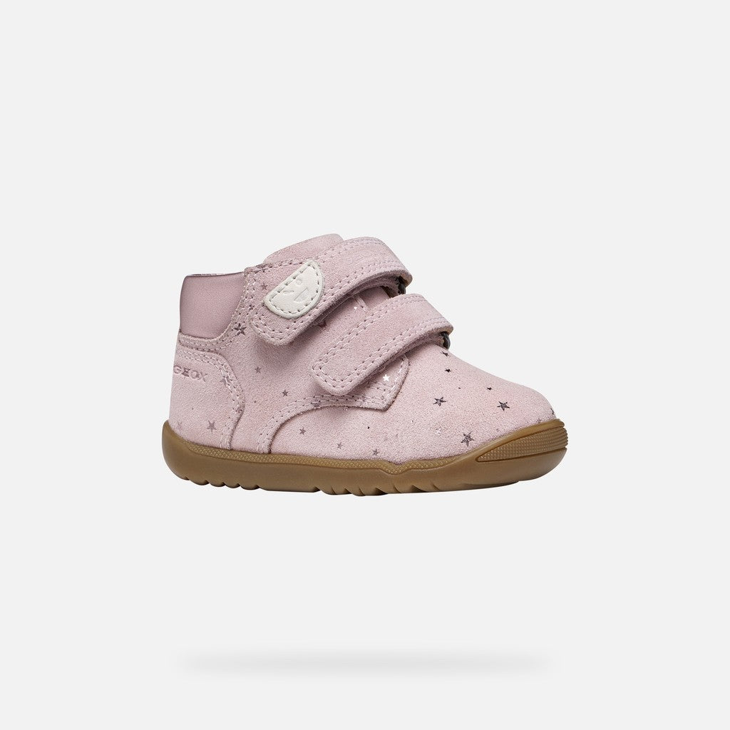 Geox Respira pantofi fete Macchia 18-26 Old Rose cu stelute